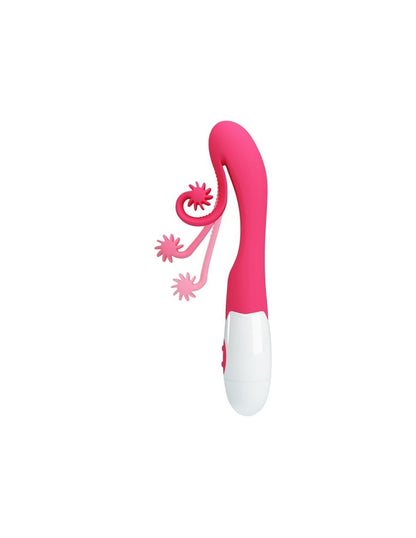 2-Stymulator łechtaczki silikonowy Pretty Love Romance różowy 30 wibracji-2