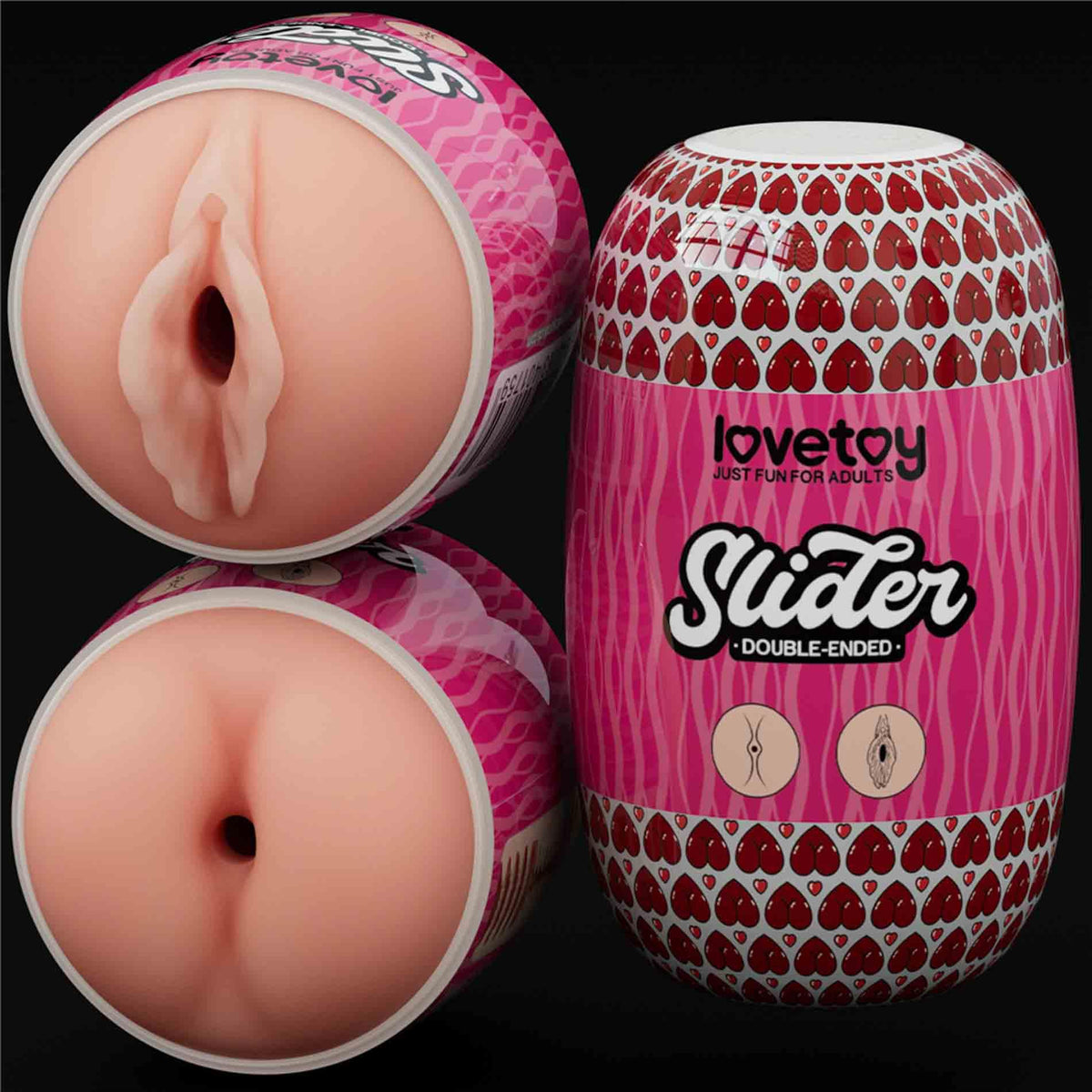 8-Slider Double-Ended Masturbator Ass and Vagina-8