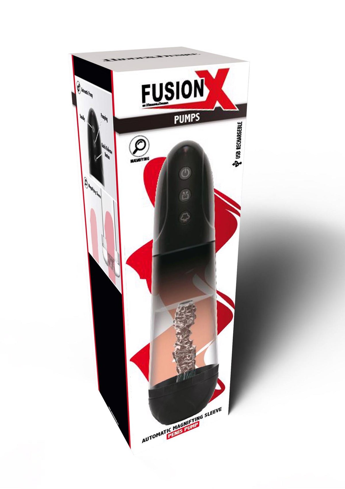 2-Automatyczna pompa powiększająca Fusion X Hidden Desire czarna-2