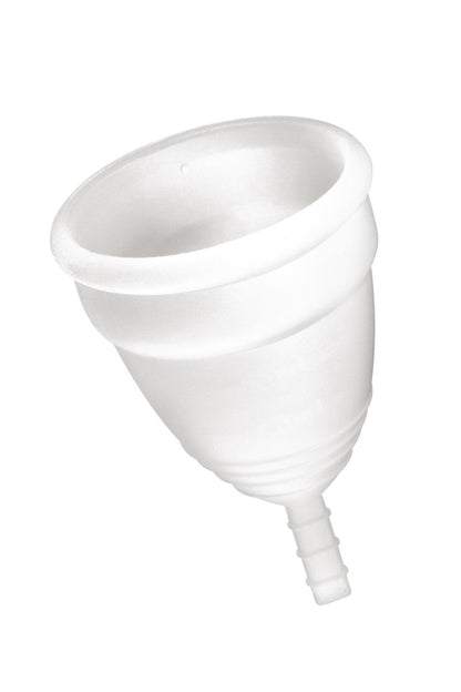 3-Kubeczek menstruacyjny Yoba silikonowy biały L 77 mm-3
