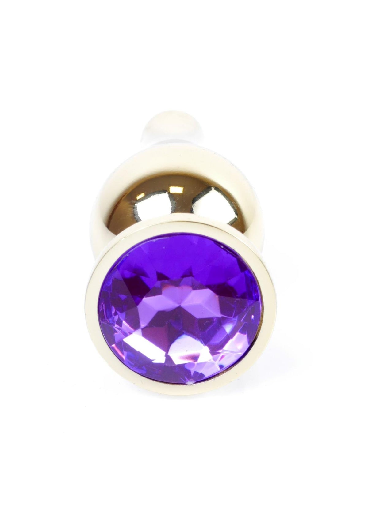11-Korek analny diamentowy ze stali MyLove Toys fioletowy 9.5 cm-11