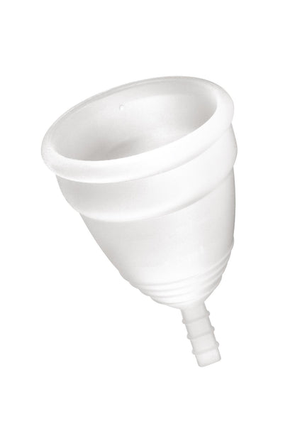 2-Kubeczek menstruacyjny Yoba biały S silikonowy 70 mm-2