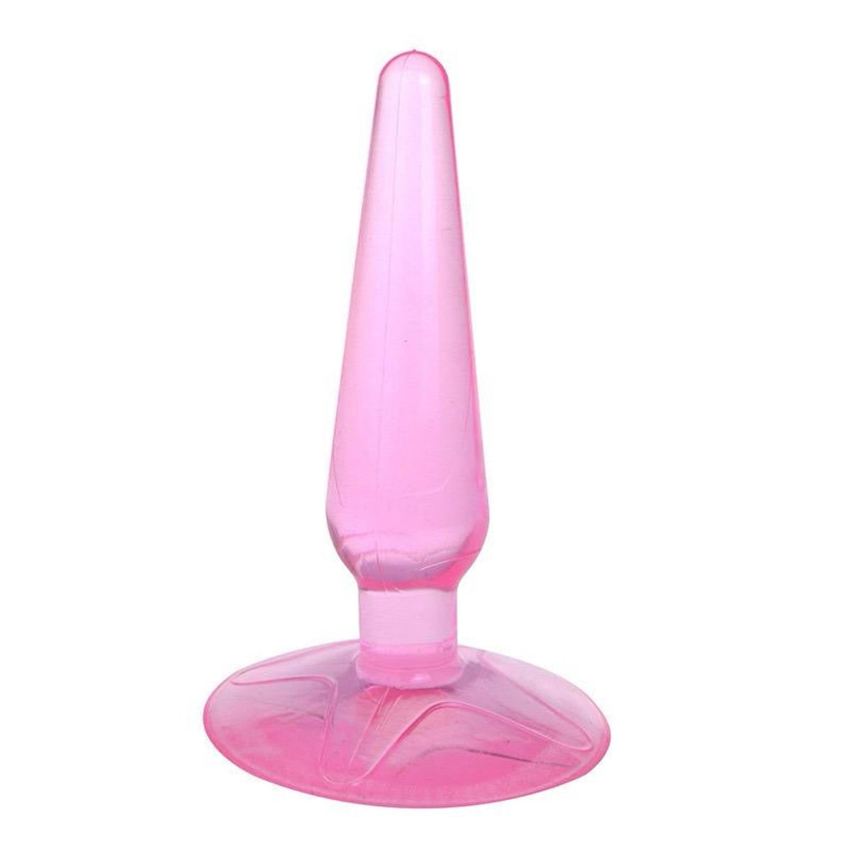 1-Korek analny Lovesecret z przyssawką różowy 11 cm-1