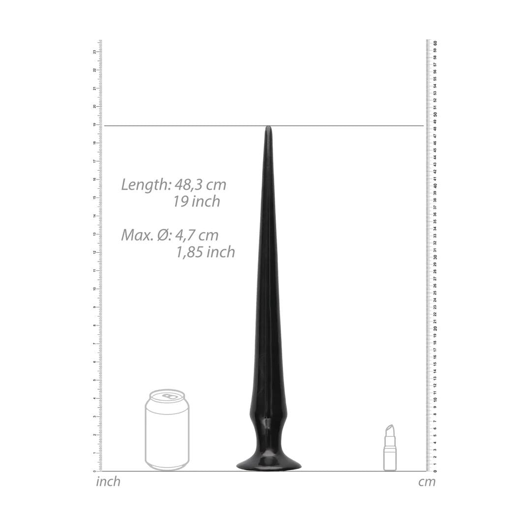3-Dildo analne z kolcami Ouch 47 cm PVC-3