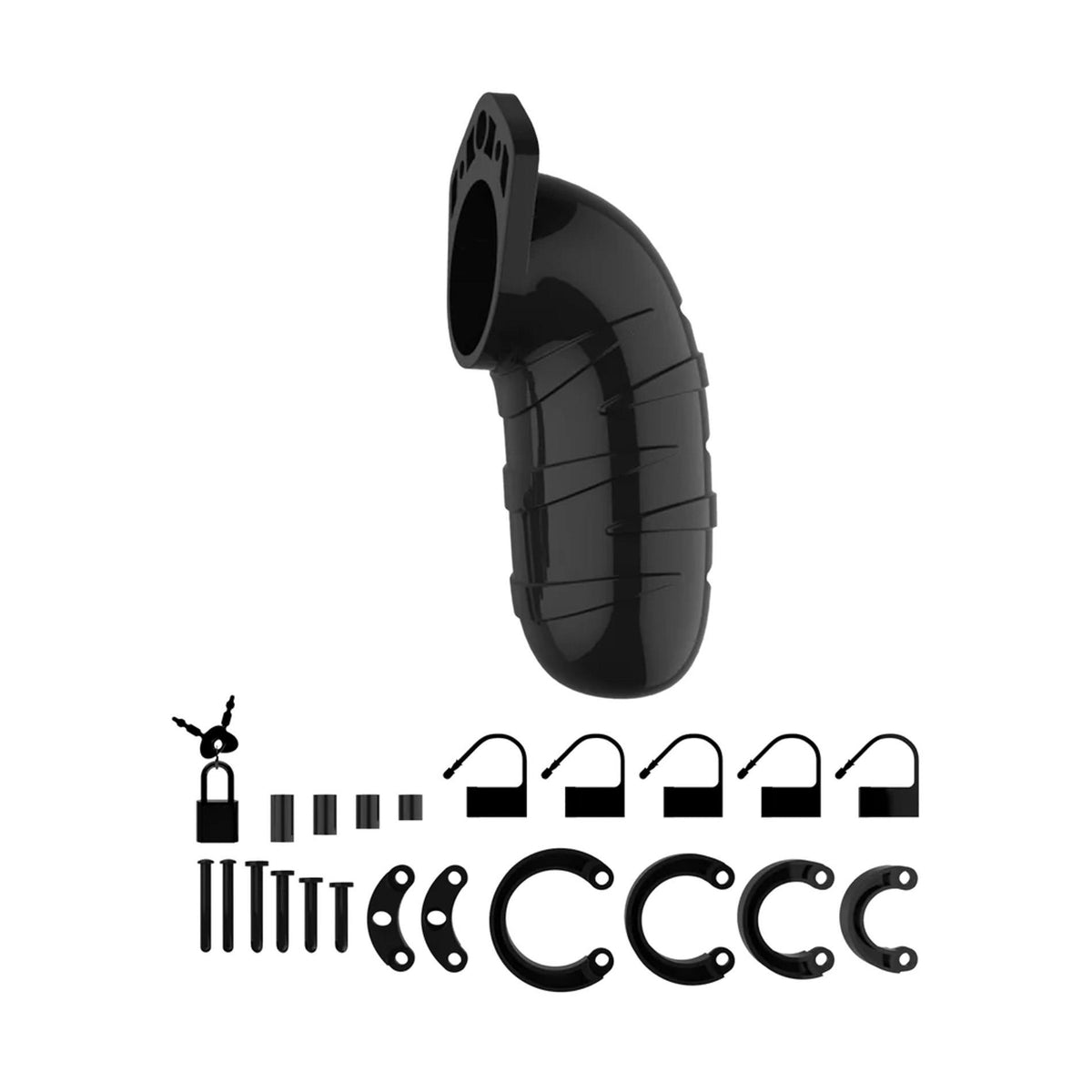 4-Klatka czystości ManCage czarna 14 cm-4