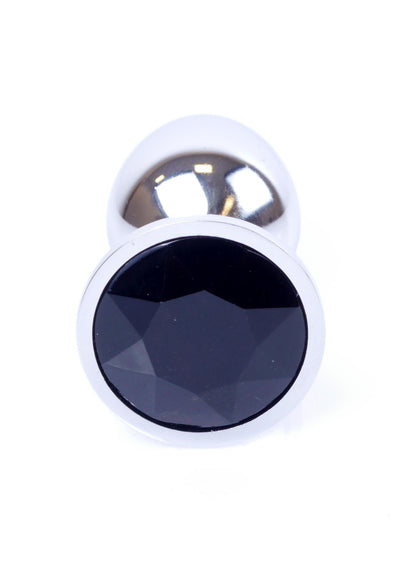 3-Korek analny srebrny MyLove Toys z diamentem 7 cm-3