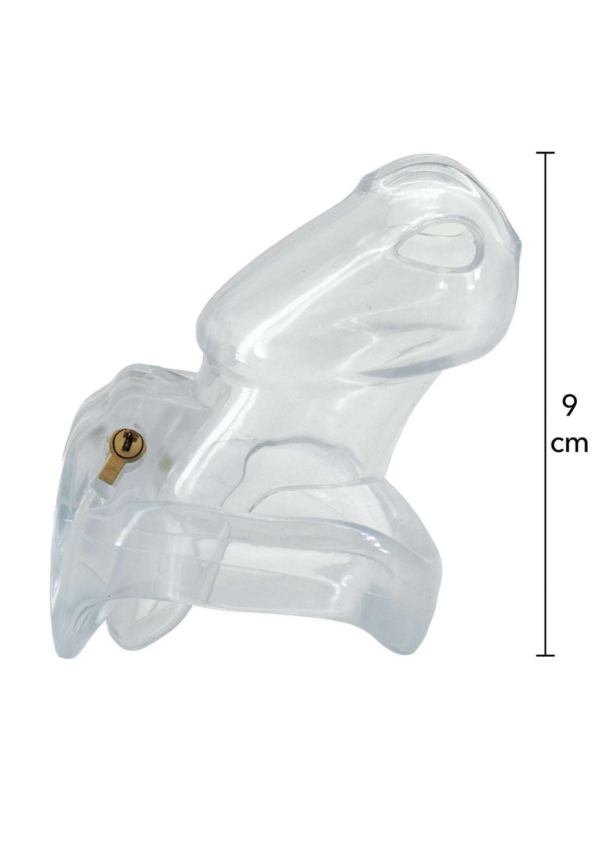 4-Pas cnoty Clear Control przezroczysty Hidden Desire 10 cm-4