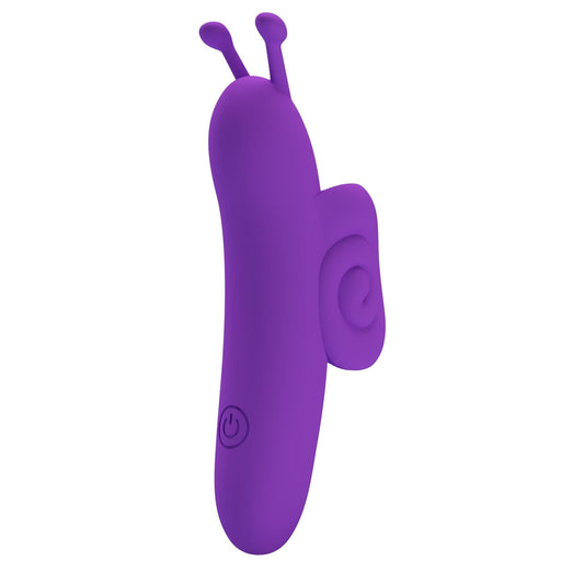 2-Wibrator na palec silikonowy Pretty Love Snail USB 10 funkcji-2