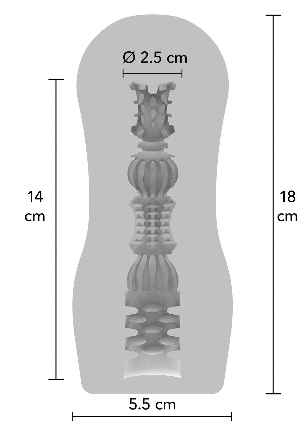 1-Masturbator próżniowy ToyJoy Hero przezroczysty 18 cm-1