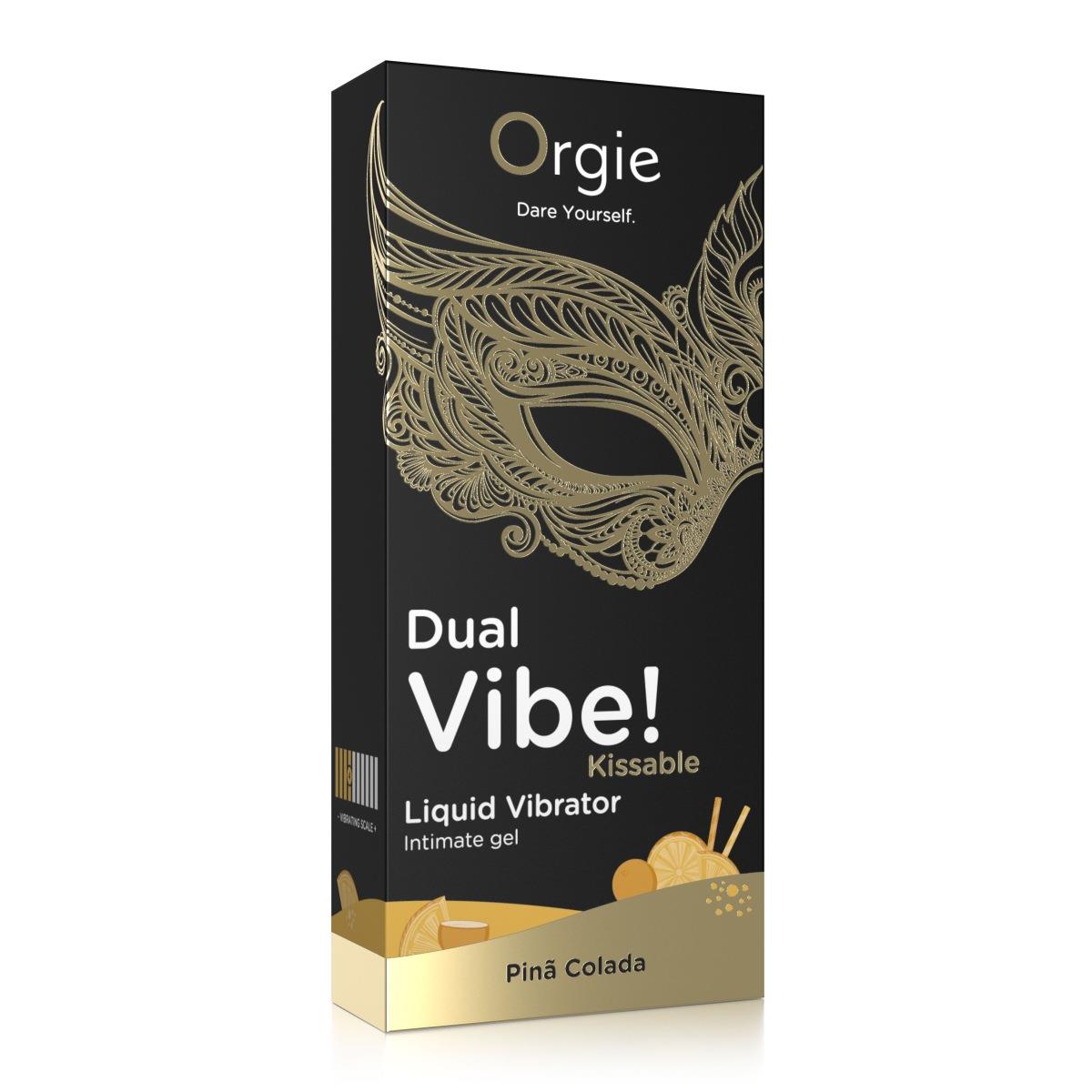 3-Płynny wibrator do całowania Dual Vibe Pina Colada Orgie 15 ml-3