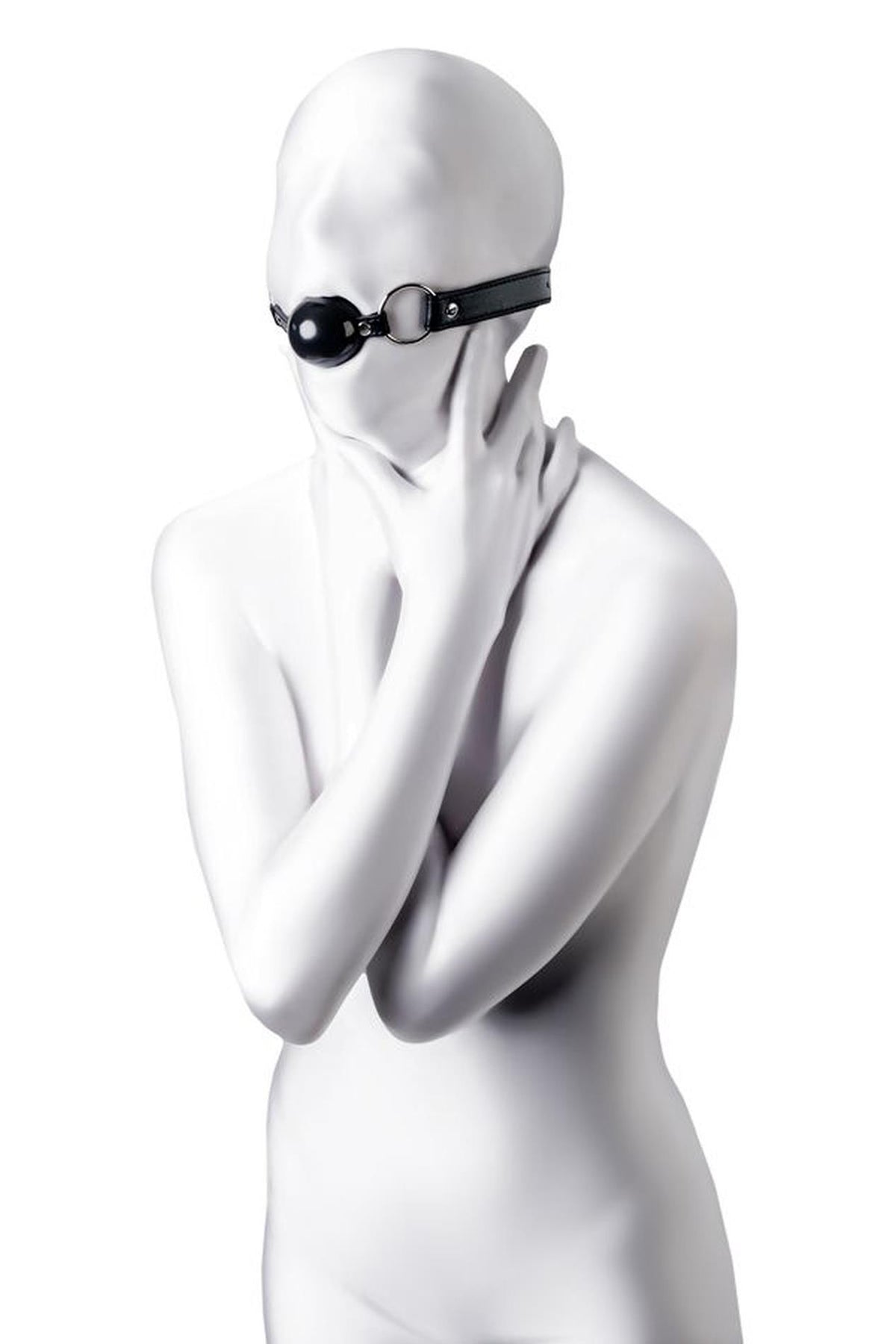 2-Knebel kulowy Anonymo TPR czarny 64 cm-2