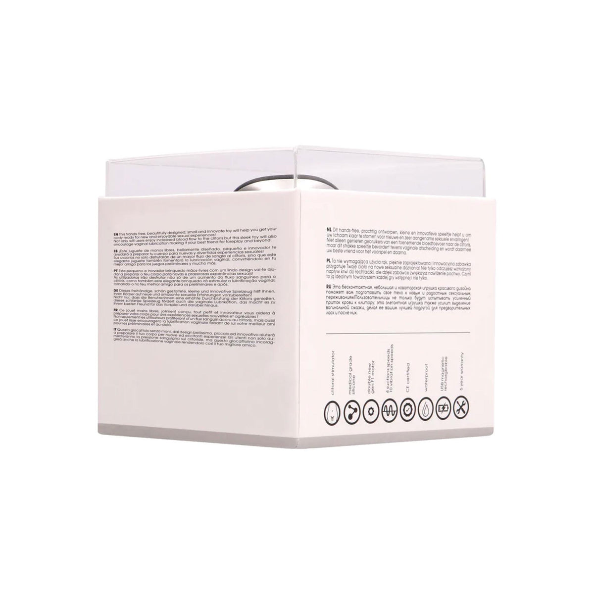 3-Stymulator ssący wibracyjny Innovation silikonowy USB 10 5 cm-3