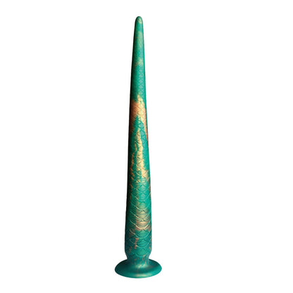 3-Dildo silikonowe Power Monsters Verdant Titan szmaragdowe 47 cm-3
