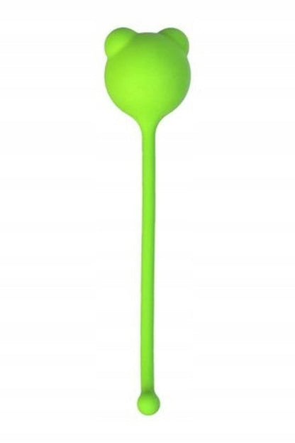 2-Kulki waginalne silikonowe A Toys zielone 12 cm-2