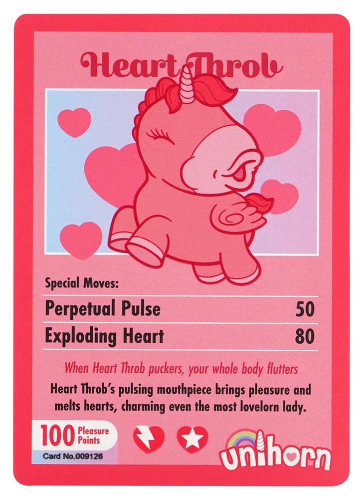 3-Stymulator łechtaczki Unihorn Heart Throb silikonowy USB 9 cm-3