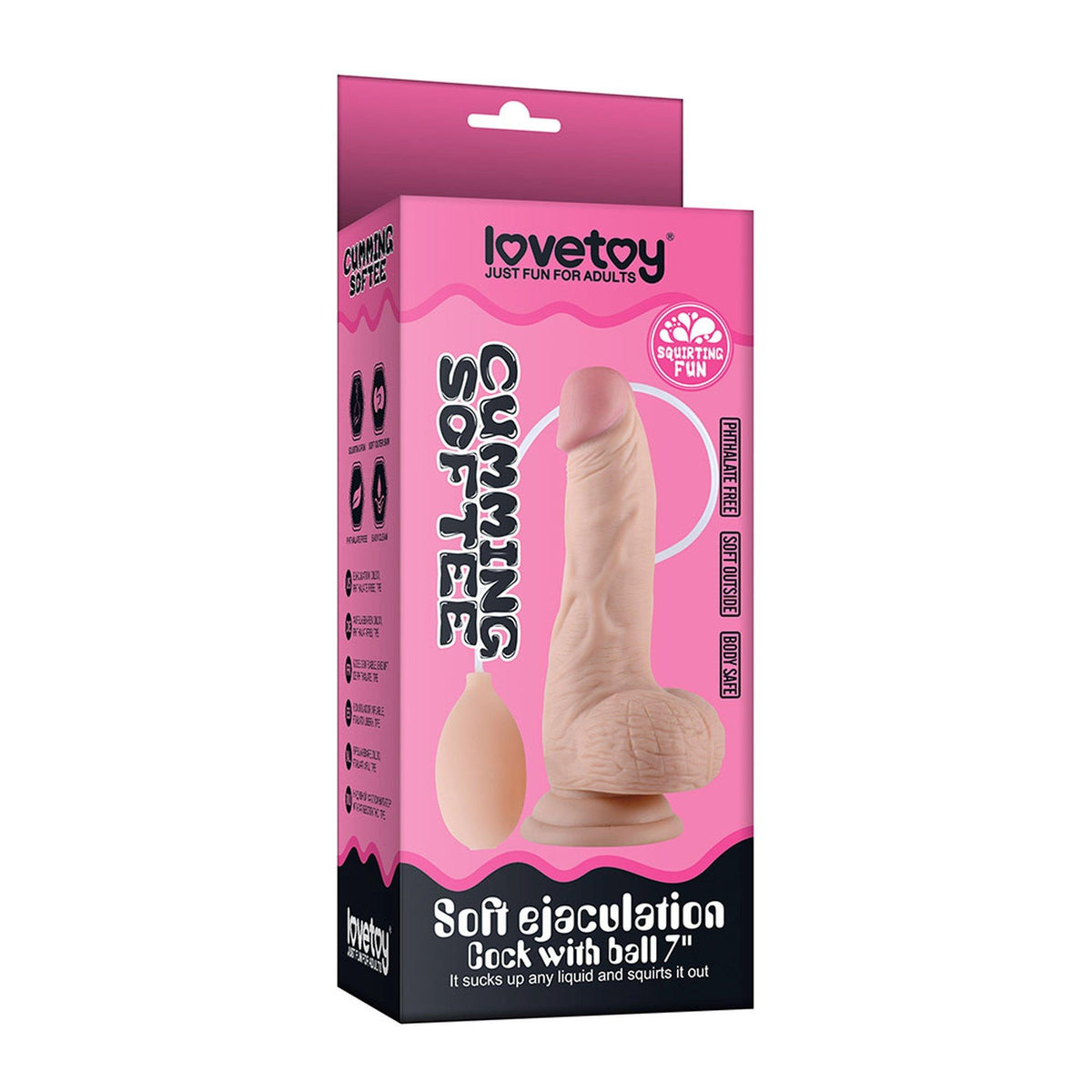 2-8"" Soft Ejaculation Cock With Ball-2
