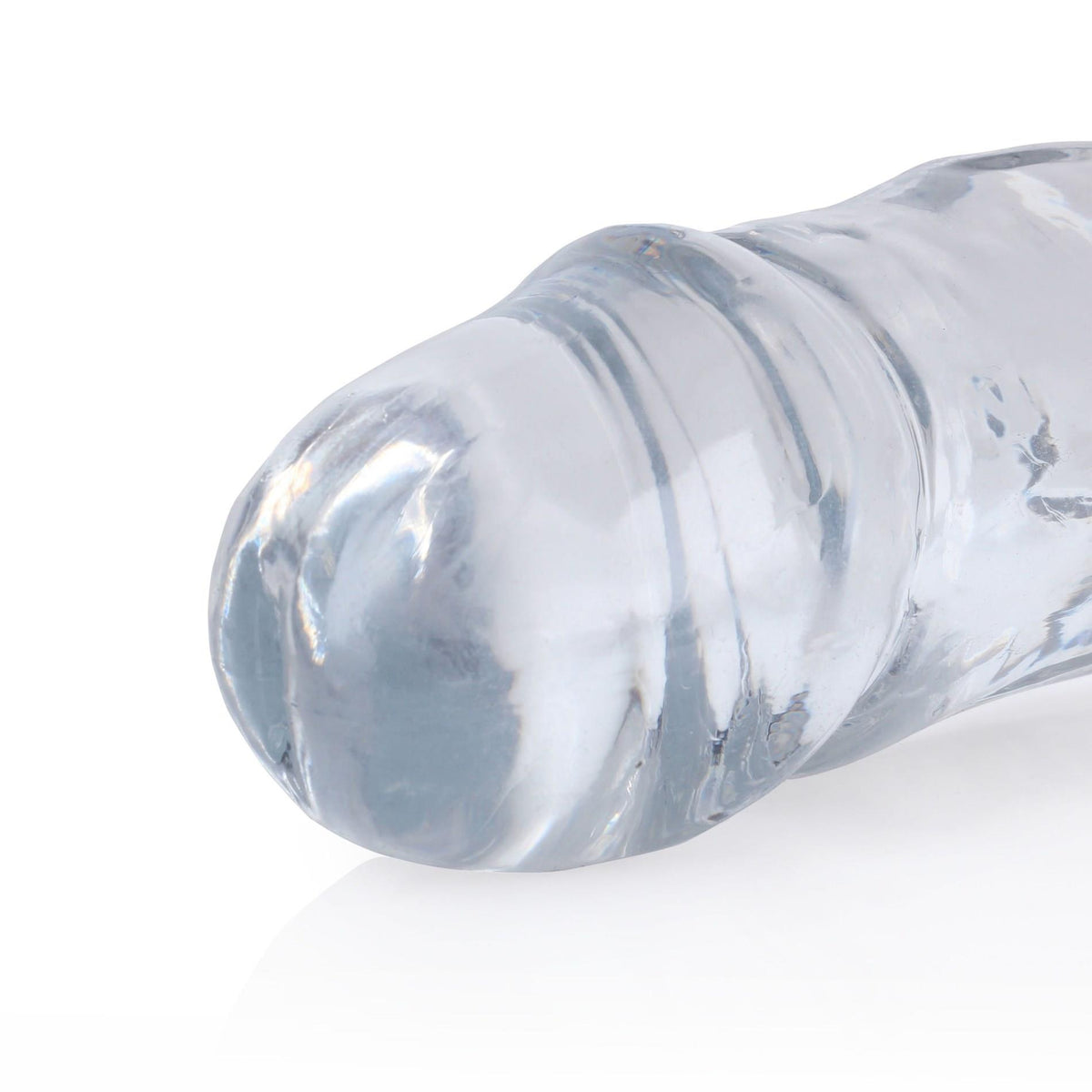 1-Podwójne dildo RealRock realistyczne przezroczyste 45 cm-1