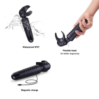 1-Masturbator wibrujący Man.wand EVO czarny 20 cm-1