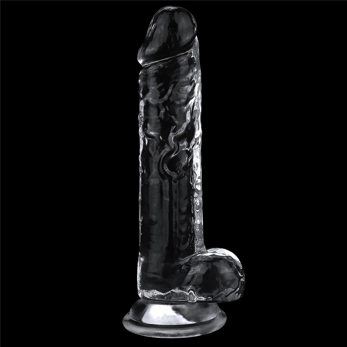 2-Flawless Clear Dildo 7.5''-2