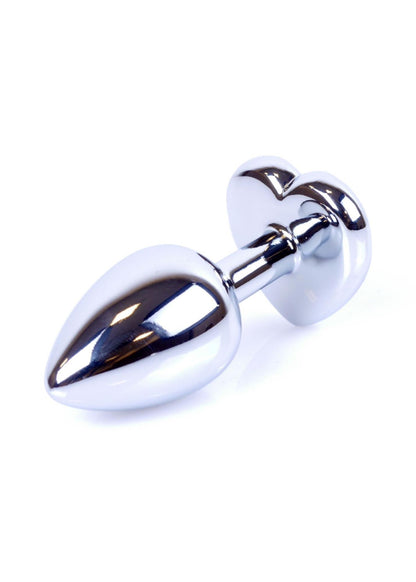 4-Biżuteria analna srebrna z sercem różowym HeavyFun 7 cm-4