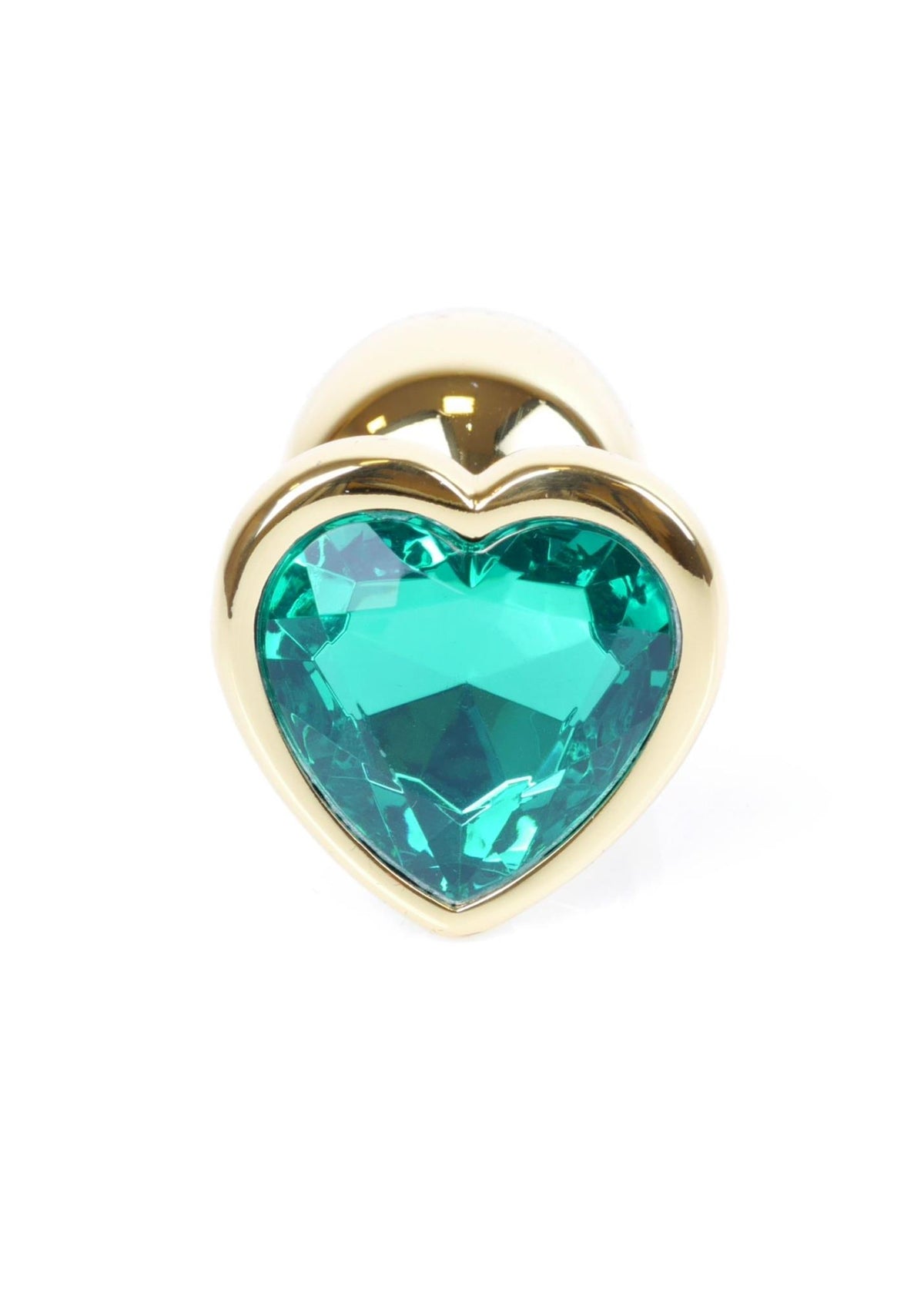 3-MyLove Toys - Jewellery Gold  Heart PLUG- Green-3