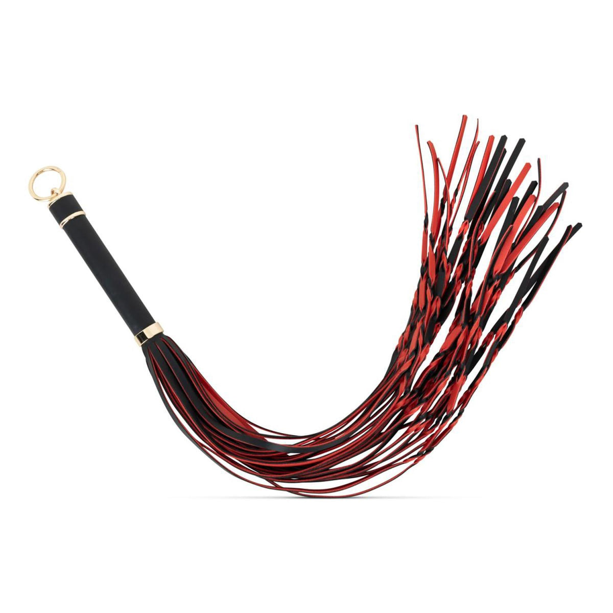 2-Flogger ekoskórzany EasyToys czerwono czarny 64 cm-2