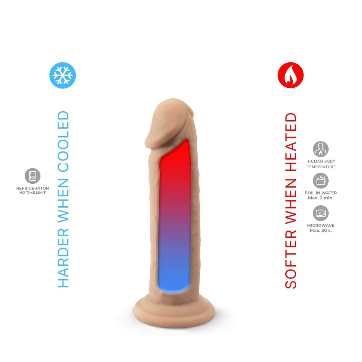 1-Dildo realistyczne Real Skin Model 2 Silexd 15 cm cieliste-1
