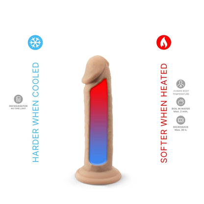1-Dildo realistyczne Real Skin Model 2 Silexd 15 cm cieliste-1