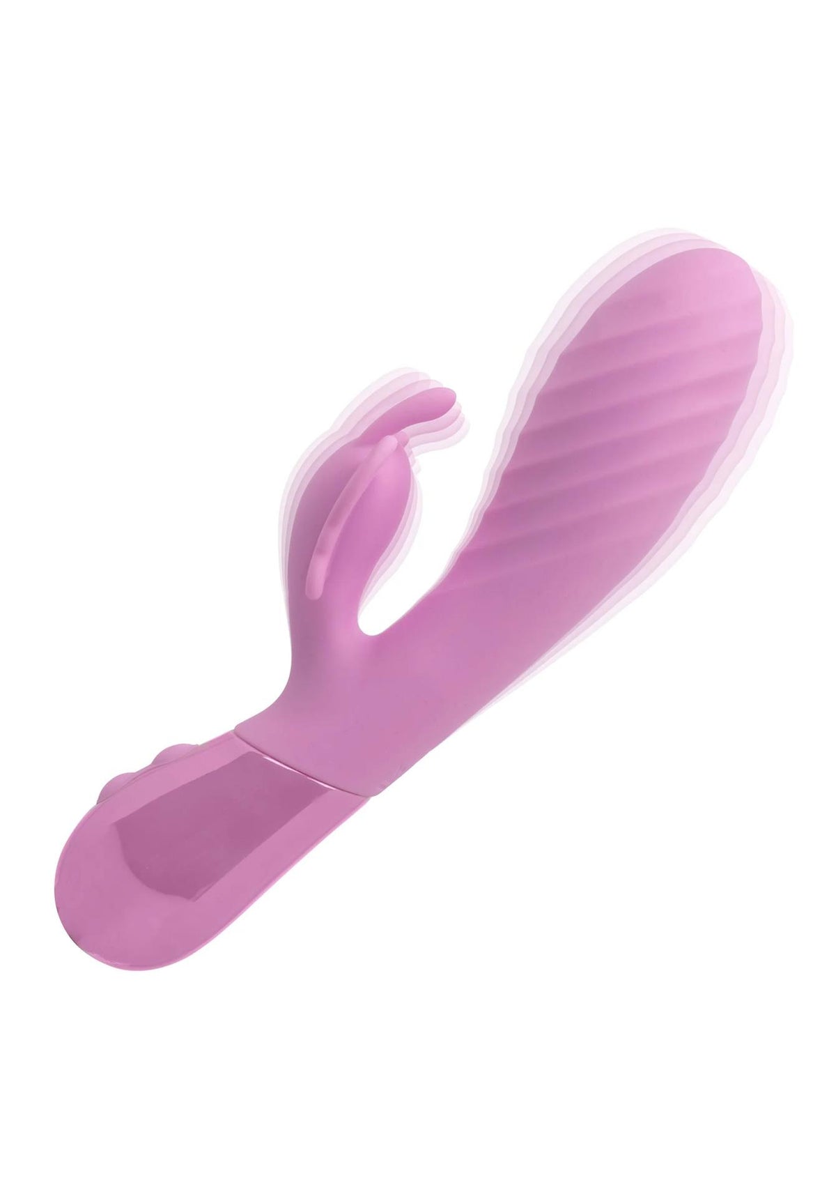 1-Wibrator króliczek Aura Dual Flutter Calexotics różowy USB 11,5 cm-1