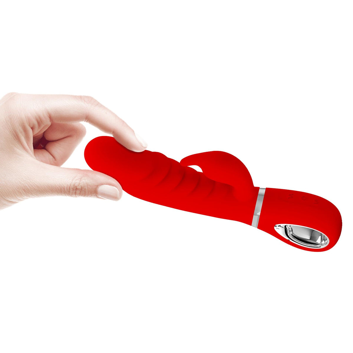 2-Wibrator króliczek Pretty Love Prescott czerwony 7 funkcji-2
