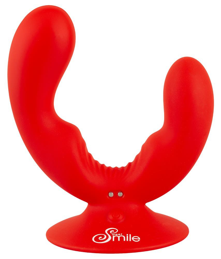 4-Wibrator podwójny Sweet Smile z przyssawką USB-4