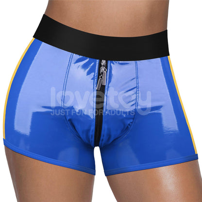 5-Chic Strap-On shorts (32 - 35 inch waist) Blue-5
