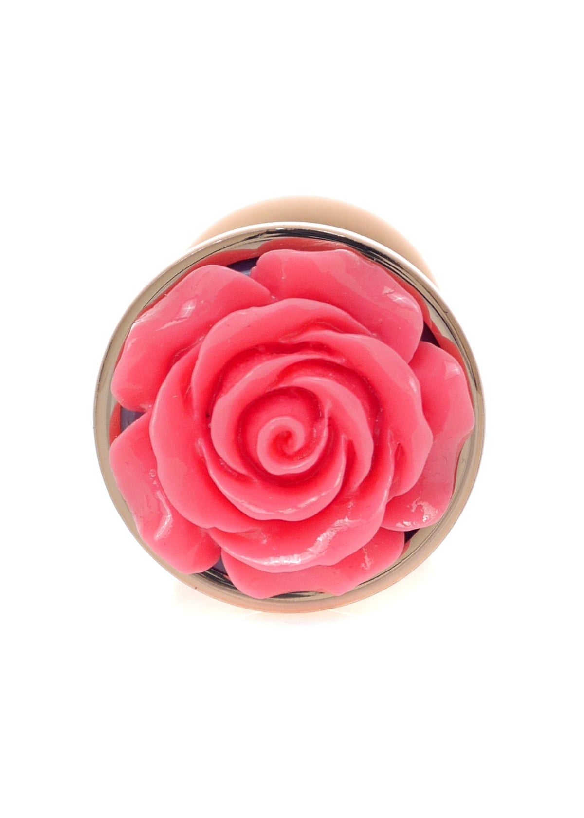 4-Korek analny z różą MyLove Toys różowy 7 cm-4