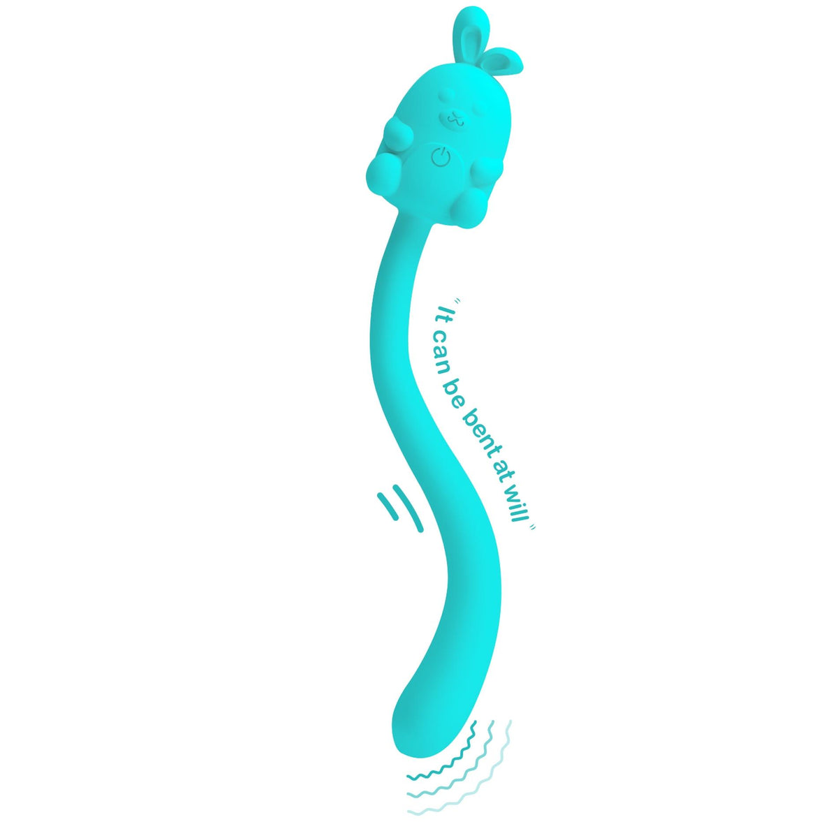 3-Stymulator łechtaczki Cute Bunny Pretty Love silikonowy 7 wibracji USB-3