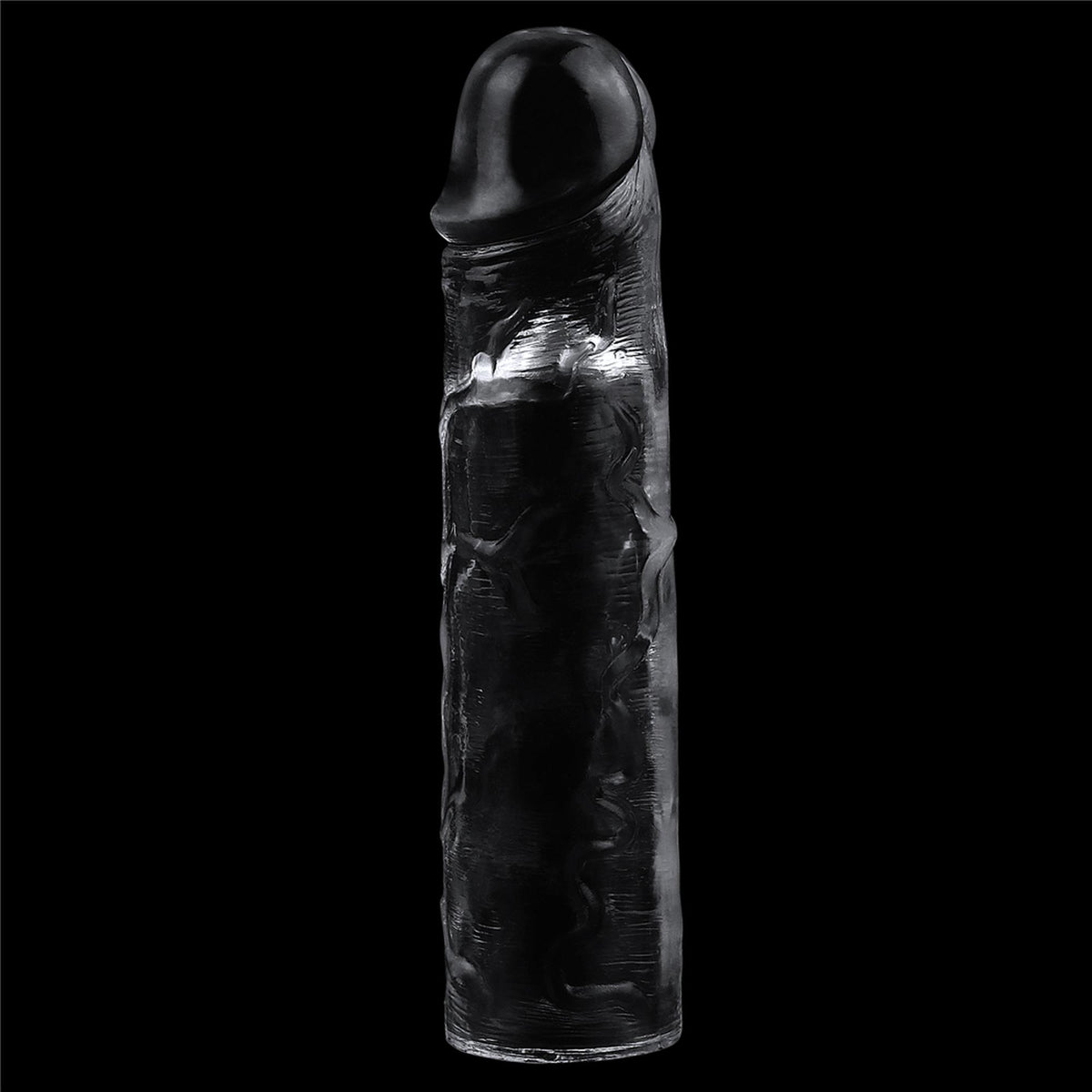 4-Flawless Clear Penis Sleeve Add 2''-4