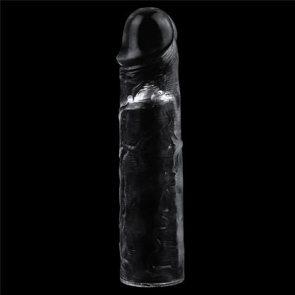 4-Flawless Clear Penis Sleeve Add 2''-4
