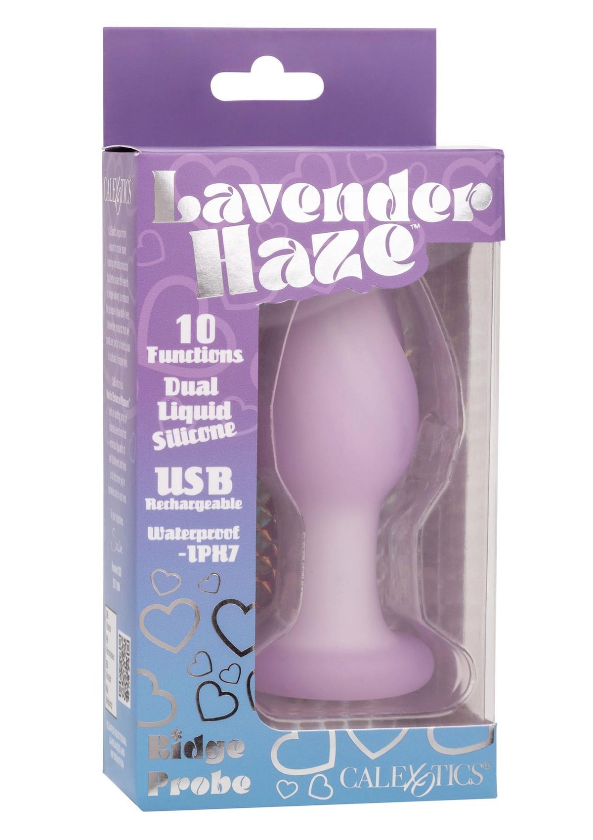1-Plug analny wibrujący Calexotics Lavender Haze Ridge Probe fioletowy-1