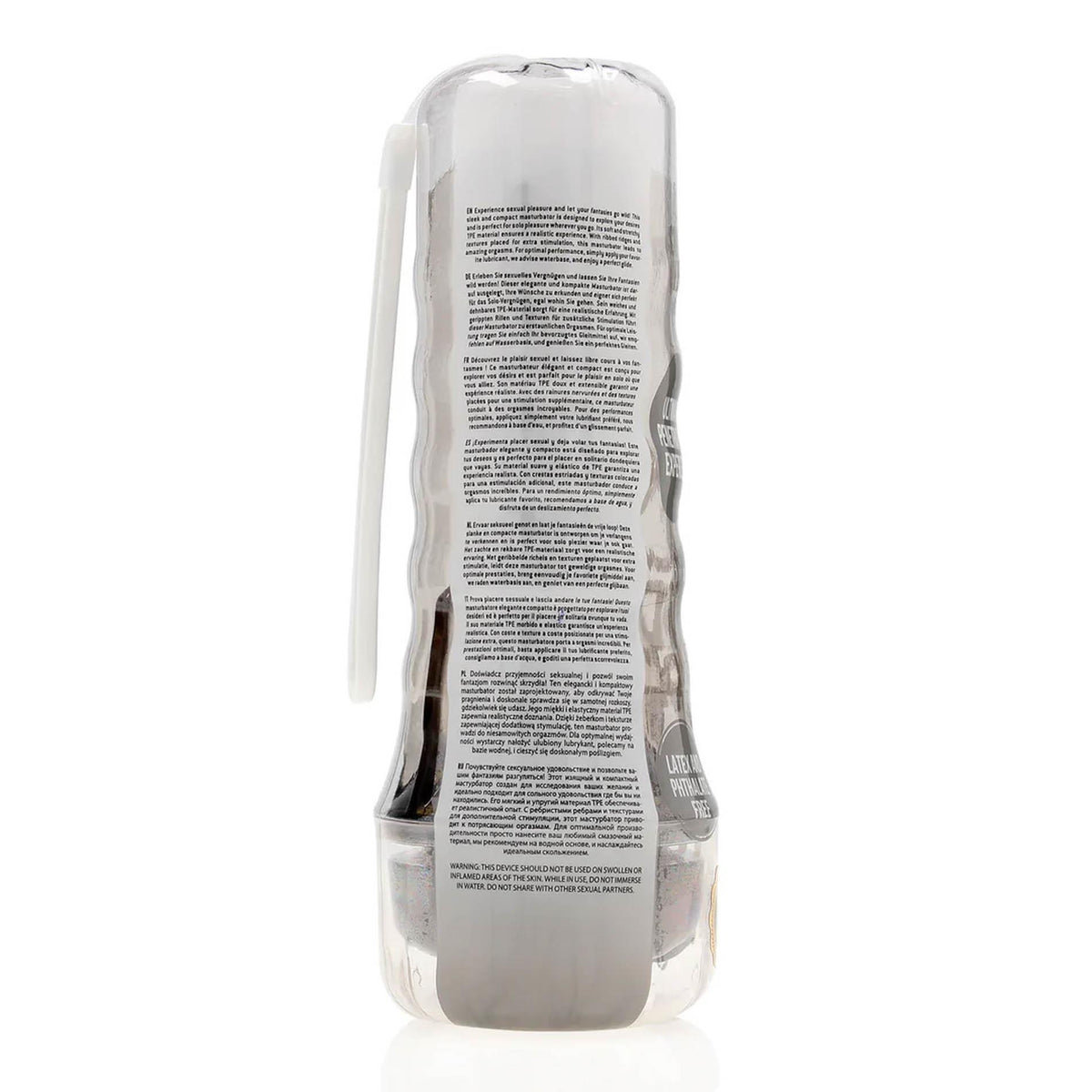2-Masturbator TPE Easy Rider RealRock czarny 21,5 cm-2