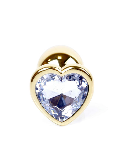 8-Biżuteria analna MyLove Toys złote serce diament 7 cm-8