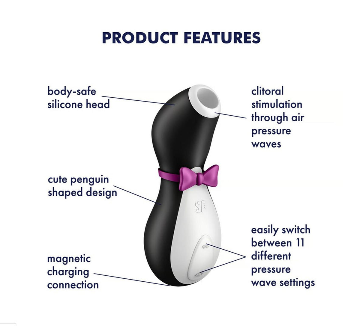 3-Stymulator Air Pulse Satisfyer Penguin biały USB C-3