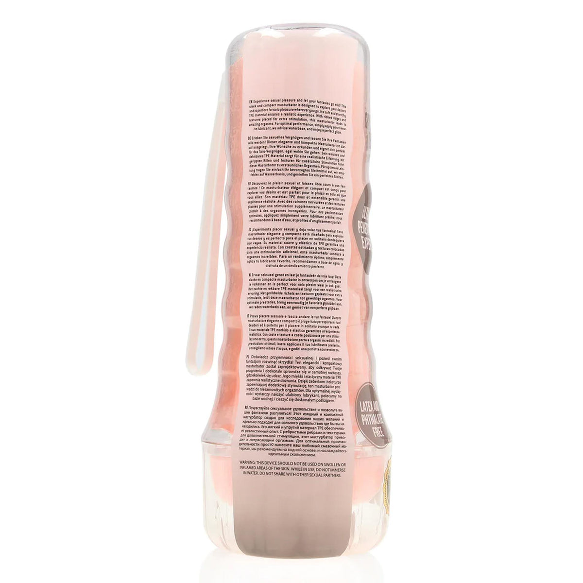 4-Masturbator waginalny RealRock Easy Rider cielisty TPE 21,5 cm-4