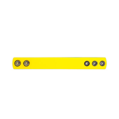 4-Silikonowy pierścień erekcyjny Me You Us żółty 21 cm-4