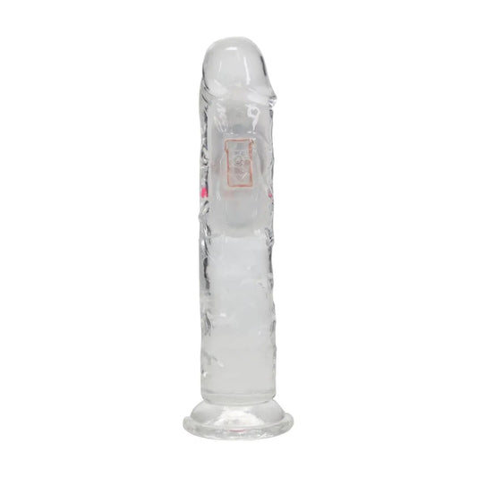 1-Wibrator realistyczny RealRock przezroczysty 20 cm-1