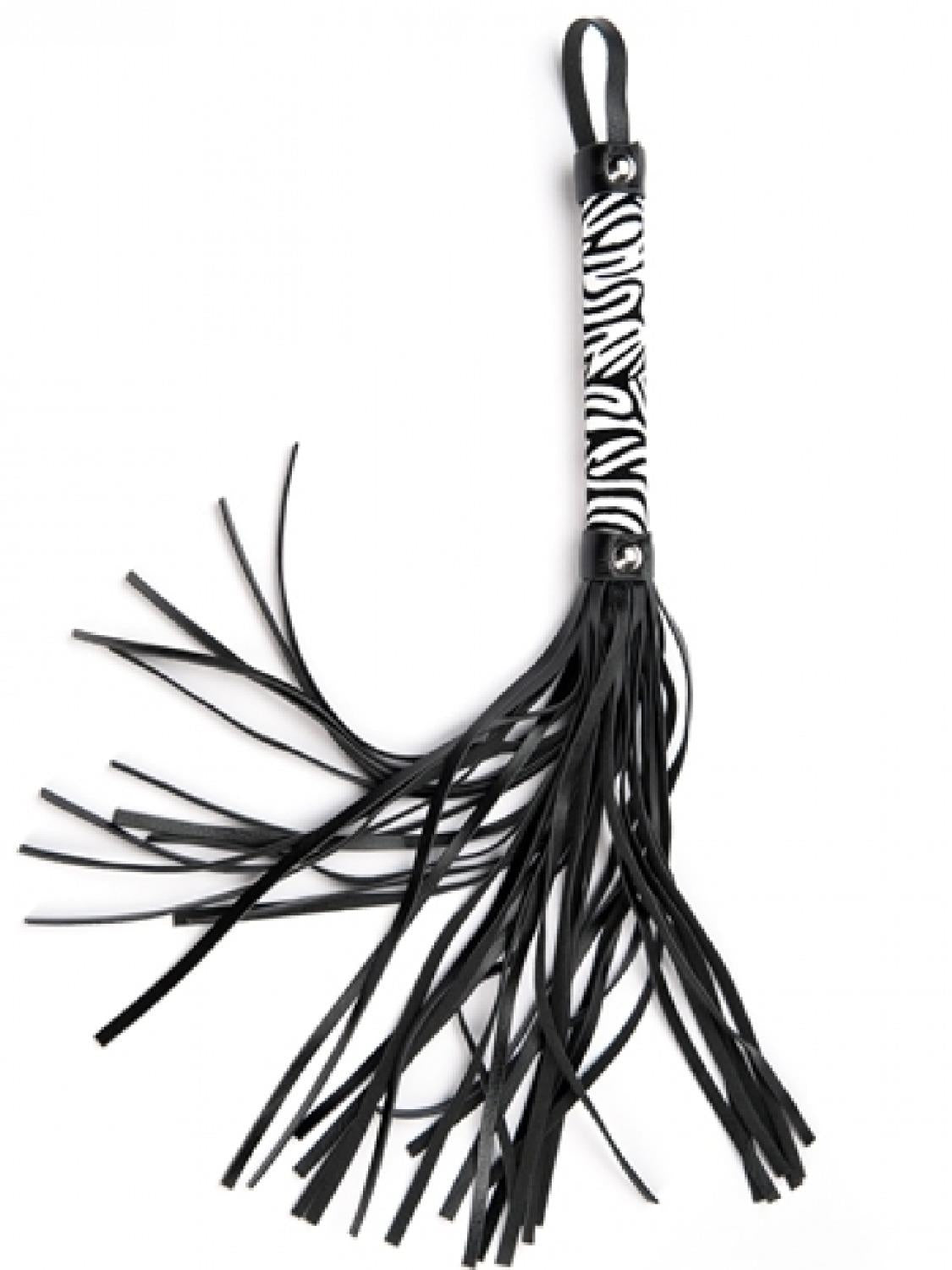 3-Flogger klasyczny biały pantera mały Argus 45 cm-3