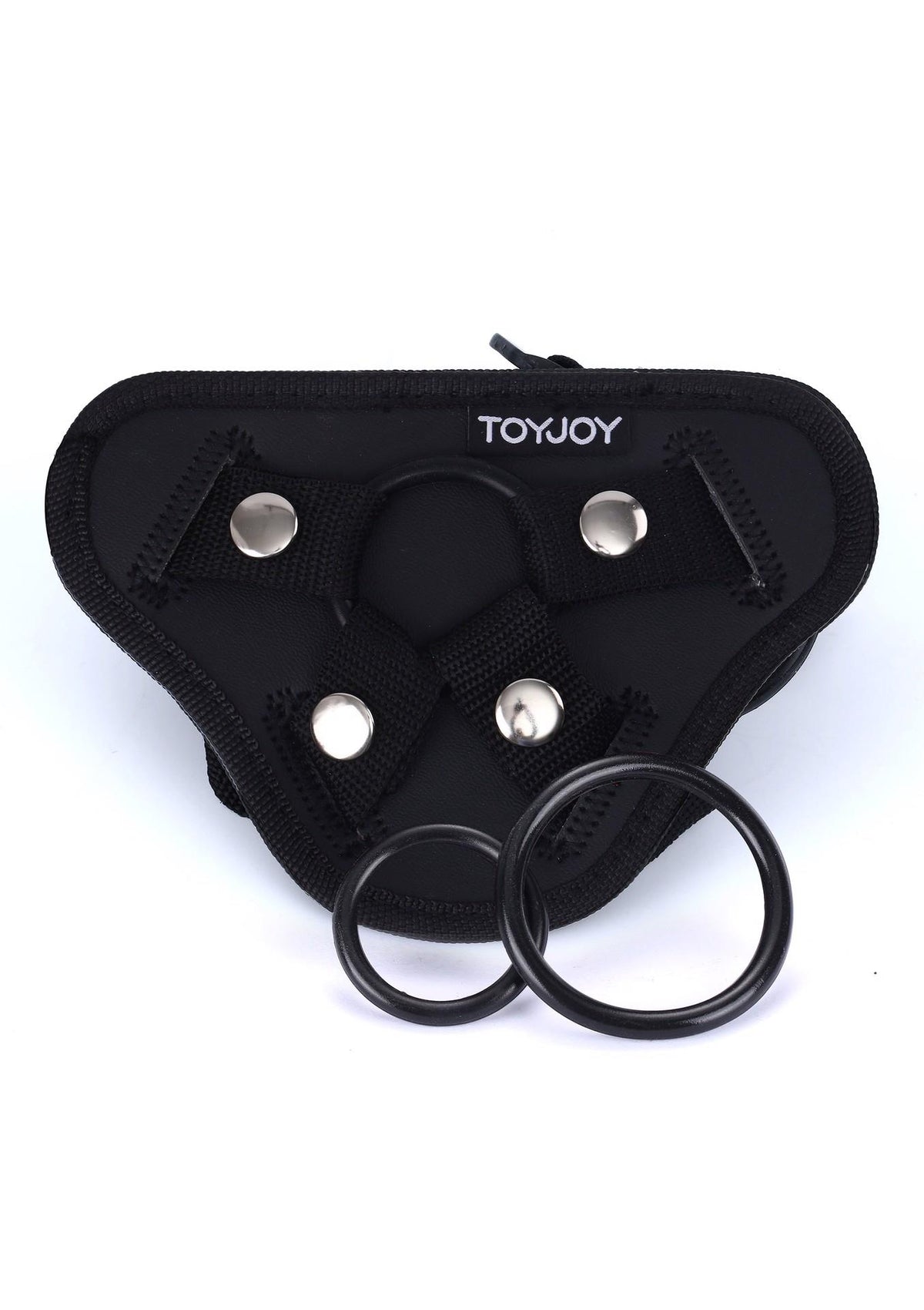 3-Uprząż strap on ToyJoy Get Real poliestrowa czarna-3