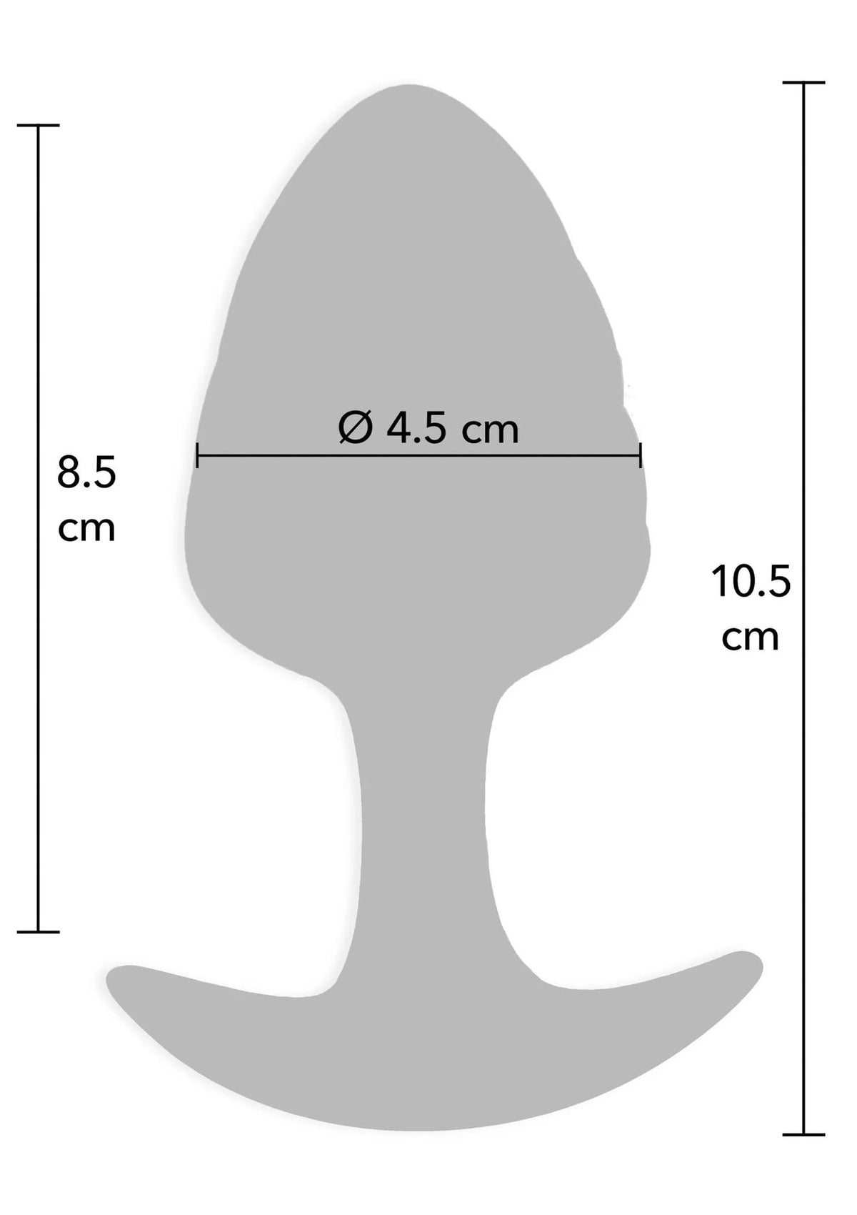 5-Korek analny ToyJoy Crystal Large silikonowy 10,5 cm-5