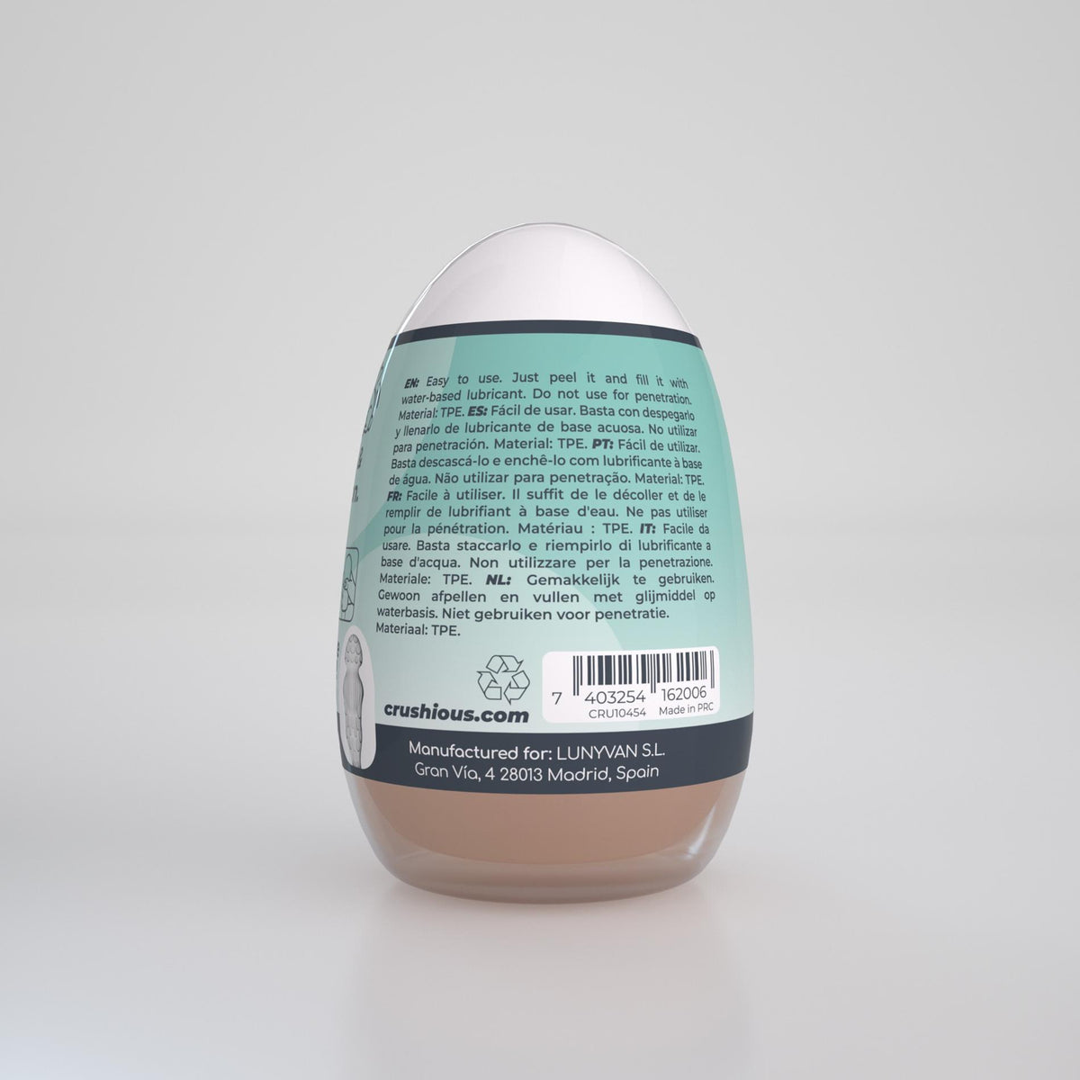 3-Masturbator jajko Crushious Ezy Egg 8,7 cm-3
