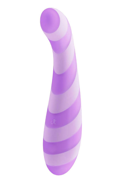 4-Wibrator punktu G Glitz Purple Pleasure fioletowy USB 15,7 cm-4