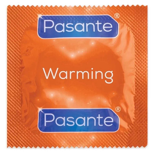 2-Prezerwatywy Pasante Warming rozgrzewające żebrowane 144 szt-2