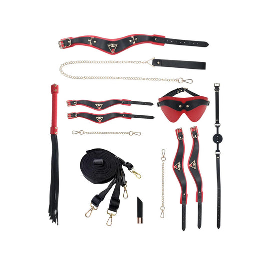 2-Milan Collection - Kit with Bag - Black/Red-2